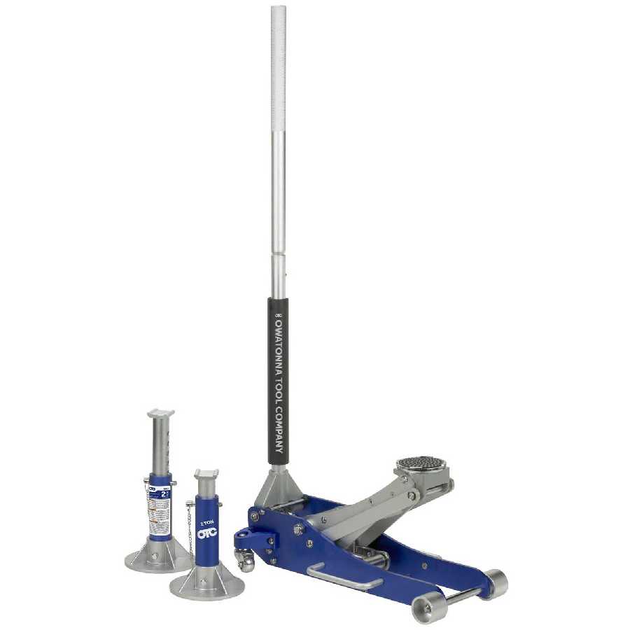 2 Ton Aluminum Jack and Stand Set