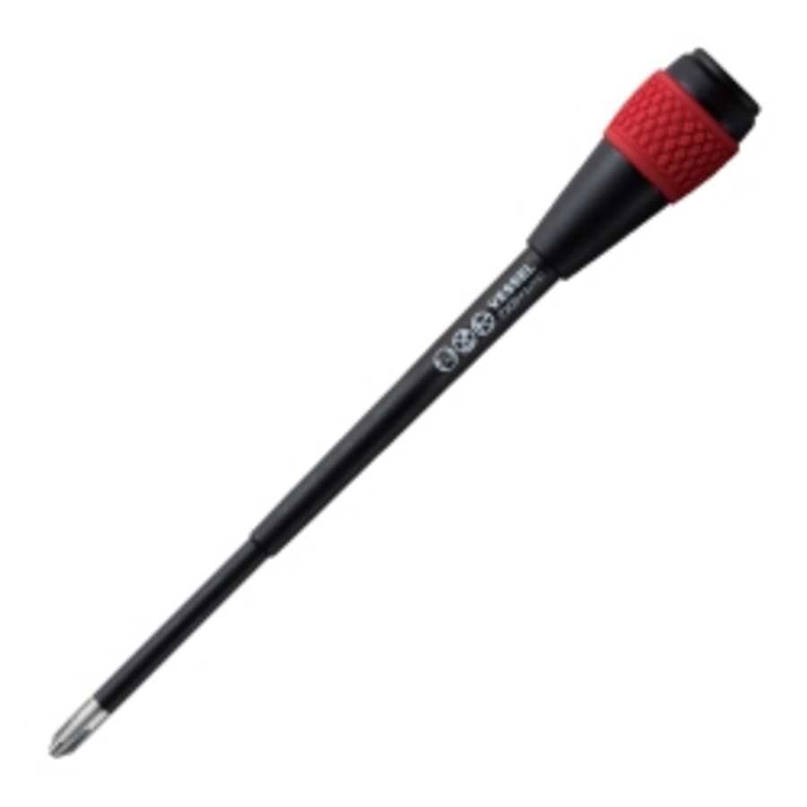 Ball Ratchet Screwdriver Reversible Blade, PH2x100