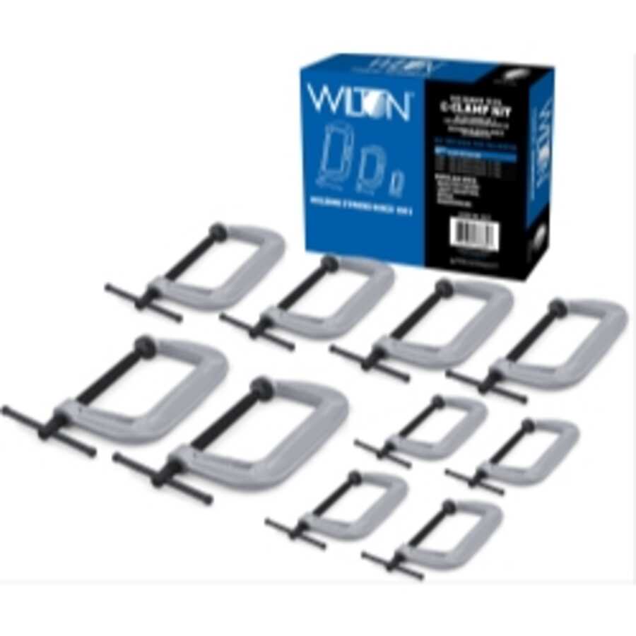 WILTON 140 SERIES 10 PC C-CLAMP KIT