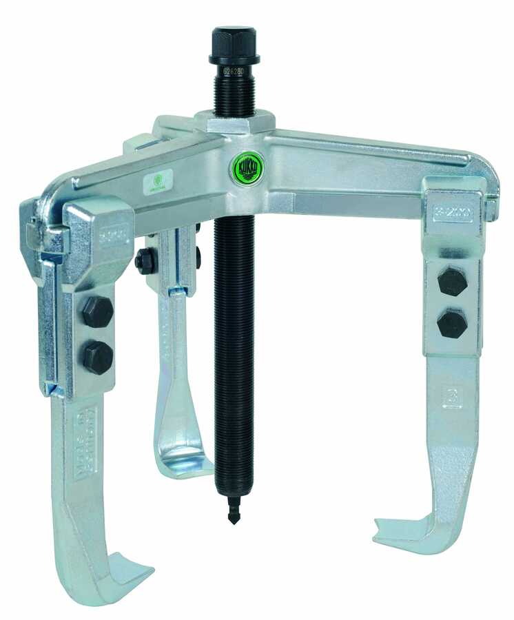 Universal 3-jaw puller with extended jaws