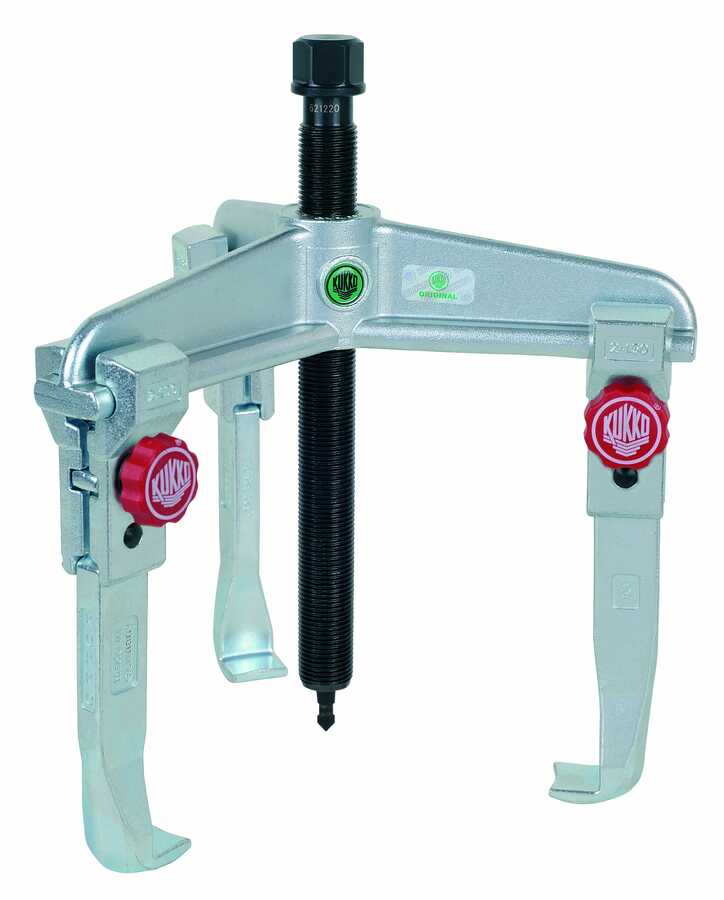 Universal 3-jaw puller with quick adjusting jaws