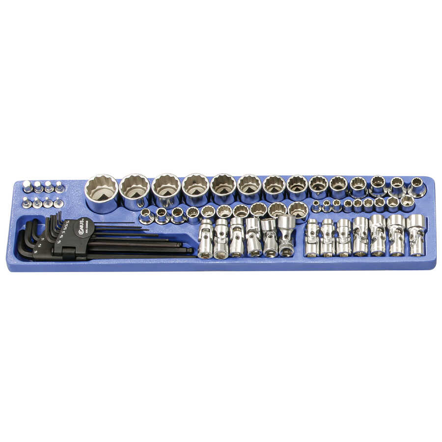 63PC 1/4,3/8,1/2" Dr. SAE Hand socket set(MS-190TS