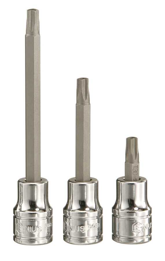 3/8" Dr. T-27 Pentacle Bit Socket 76mmL