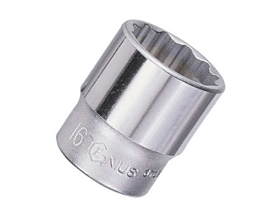 3/8" Dr. 8mm Hand Socket 12-Point