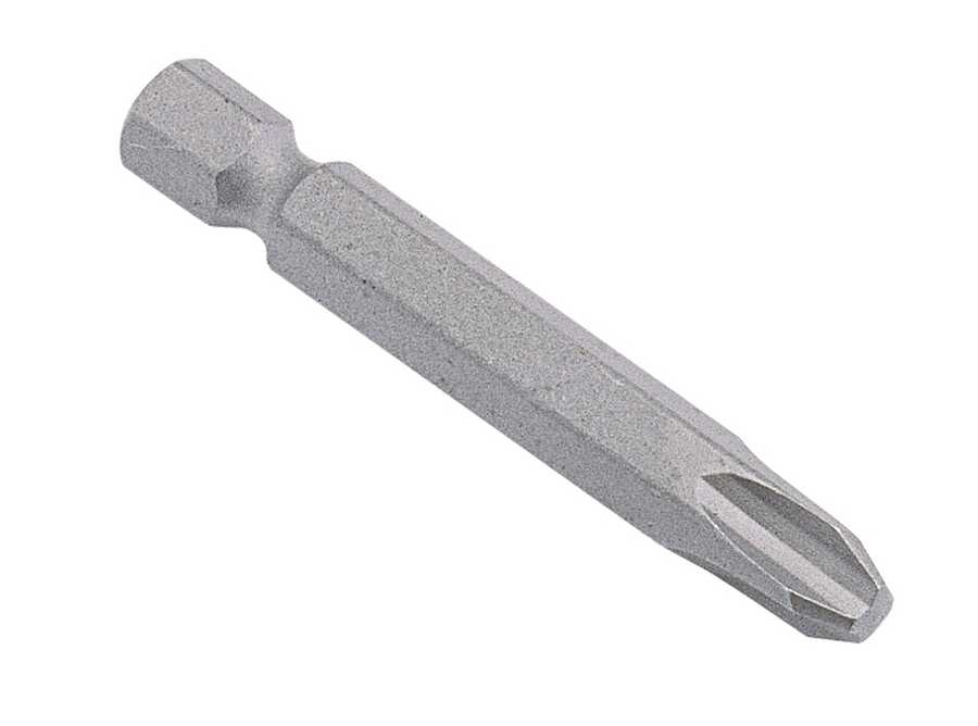 1/4" Hex Shank, #0 Phillips Power Bit 50mmL