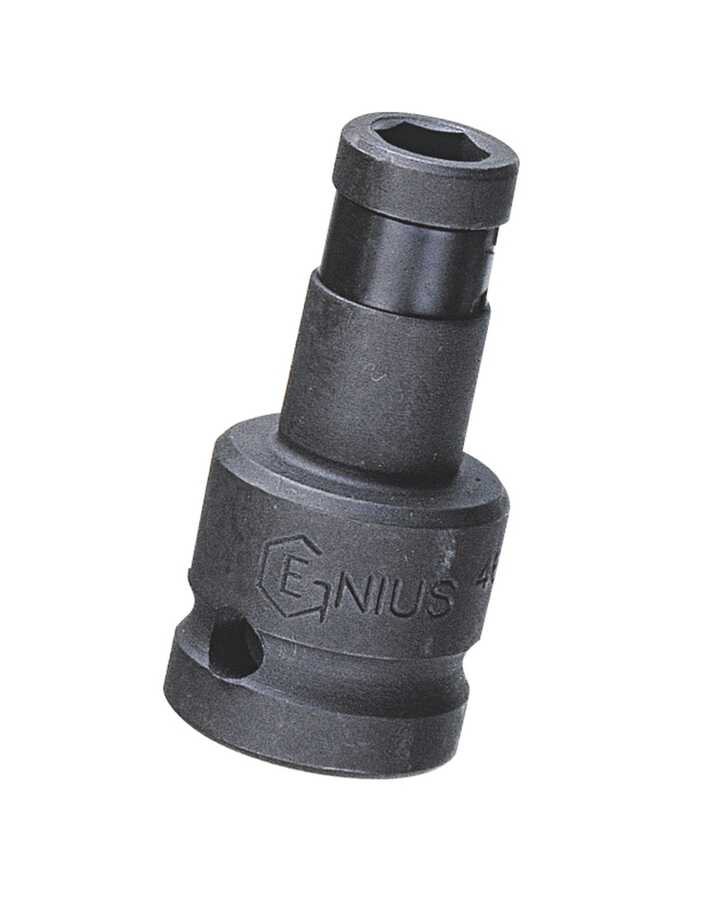 1/2" Dr. 1/4"Hex Impact Bit Holder, 41 mmL