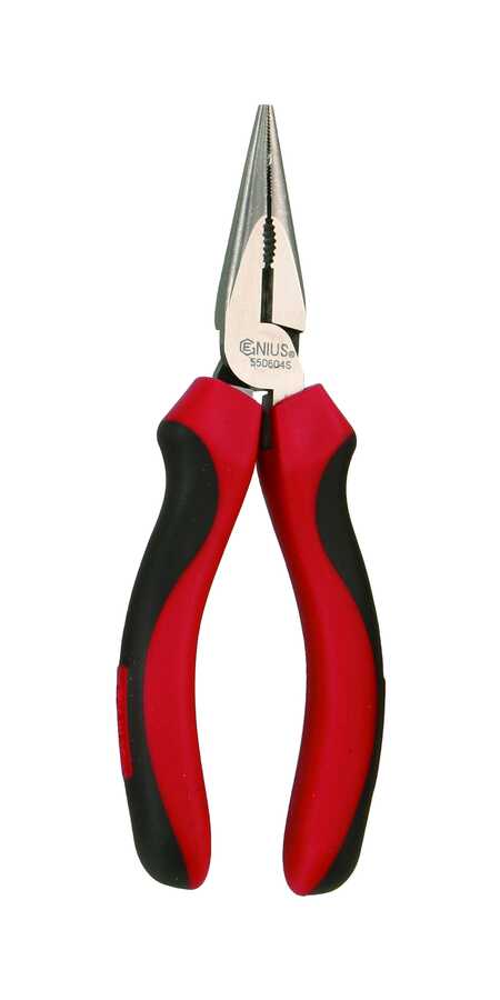 Chain Nose Pliers with Cutter, 6"L