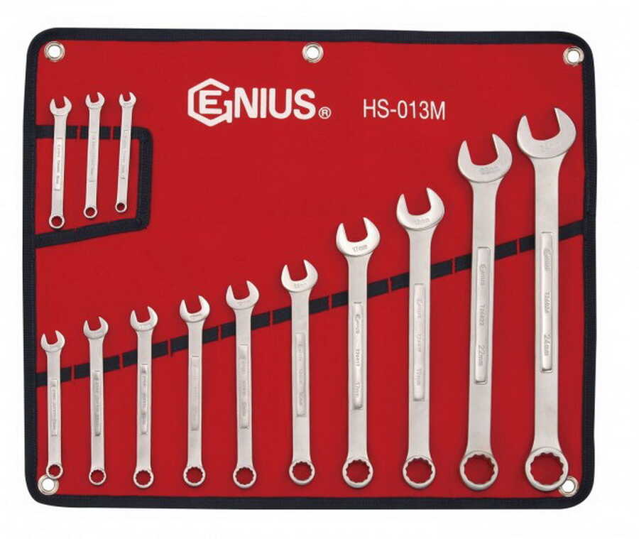 16PC Metric Combination Wrench Set