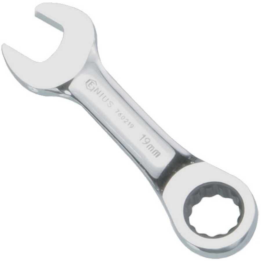 5/8" 122mm Combination Stubby Ratcheting Wrench