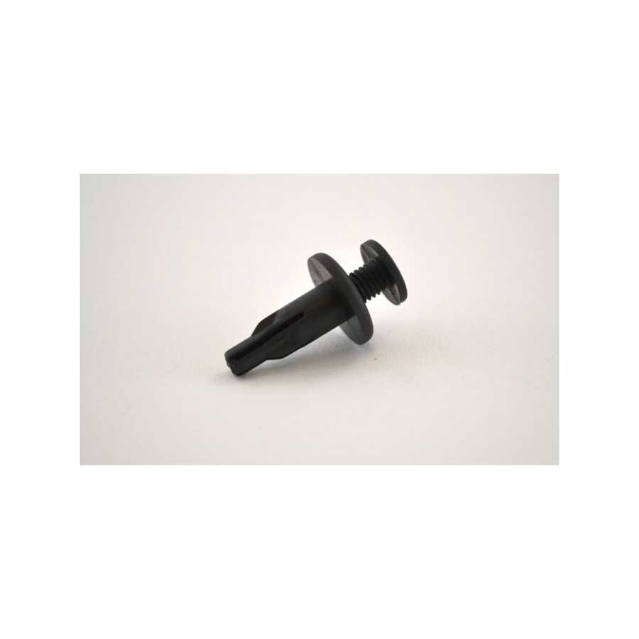 Black Nylon Push-Type Retainer 8mm (Bag 100)