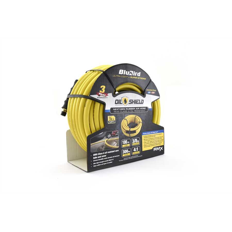 BLUBIRD OIL SHIELD 3/8 IN. X 100 FT. AIR HOSE