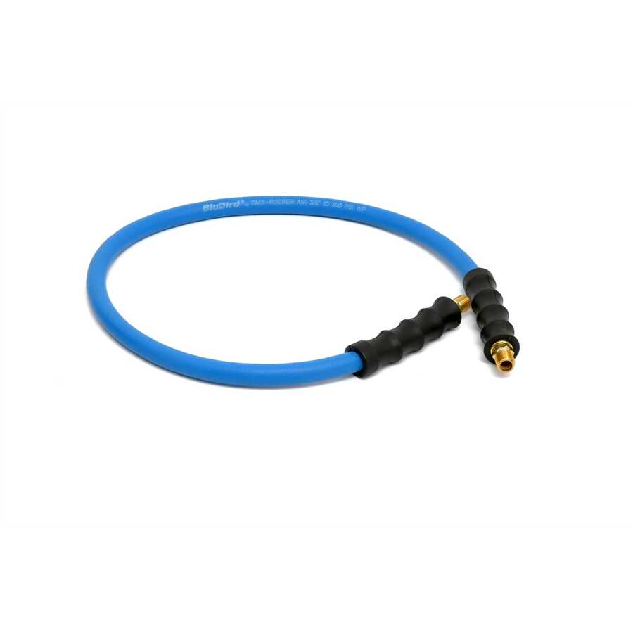 BluBird Lead-in Hose 3/8 in. x 3 ft. w/ 1/4 in. NP