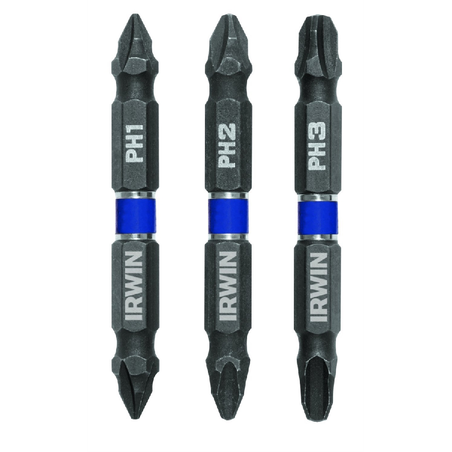 3PC Double-Ended Screwdriver Power Bit 2-3/8