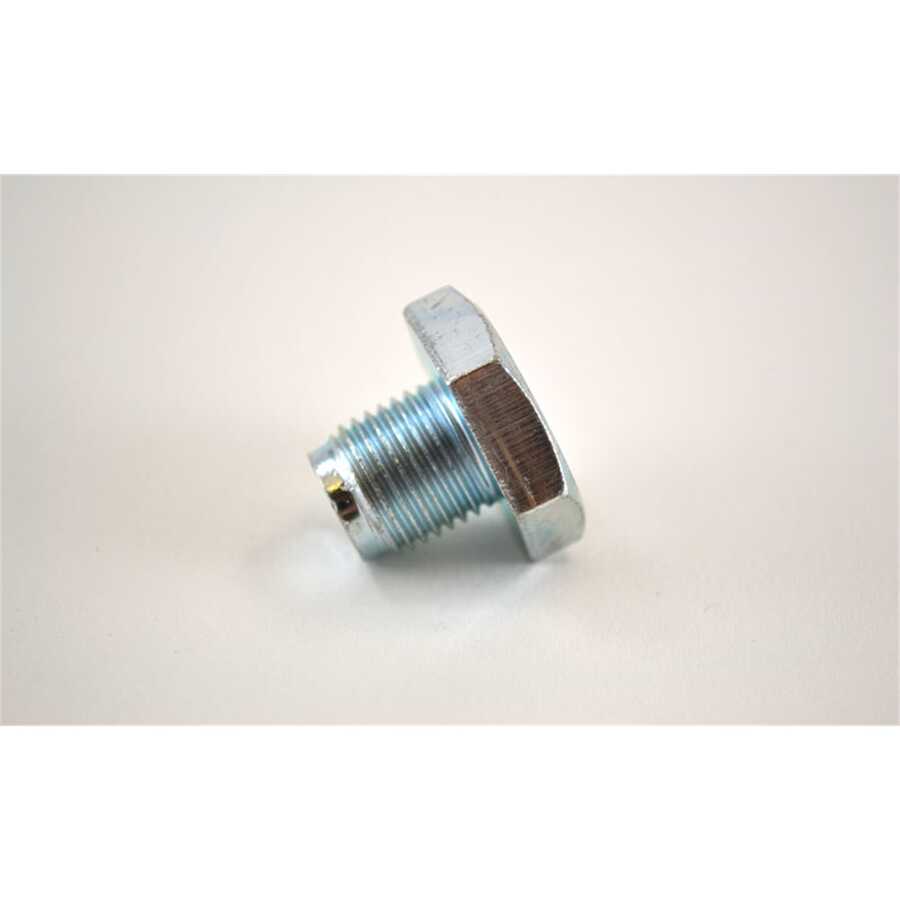 1/2" - 20 Reg Point Zinc Plate 7/8" Hex Drain Plug