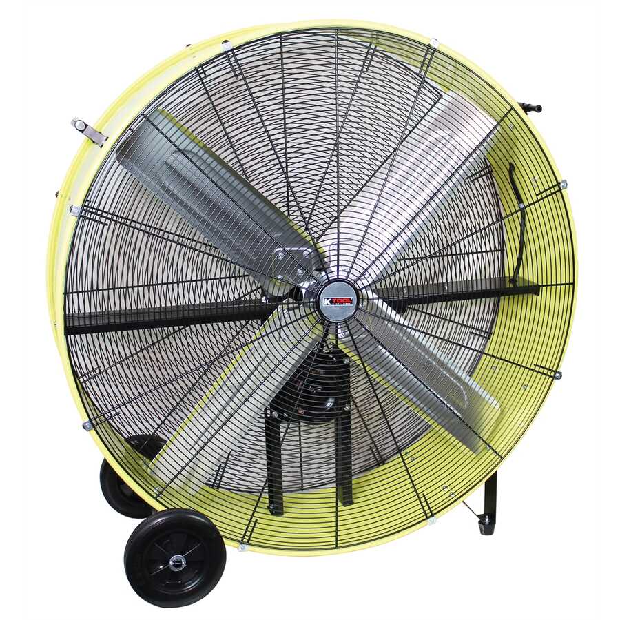 42 BELT DRIVE DRUM FAN UL LISTED SAFETY YELLOW