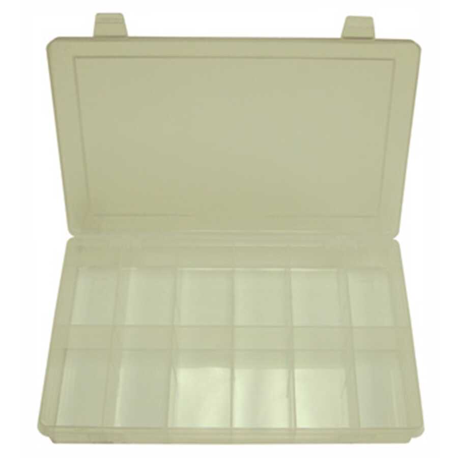 PLASTIC STORAGE BOX - 12 COMPA