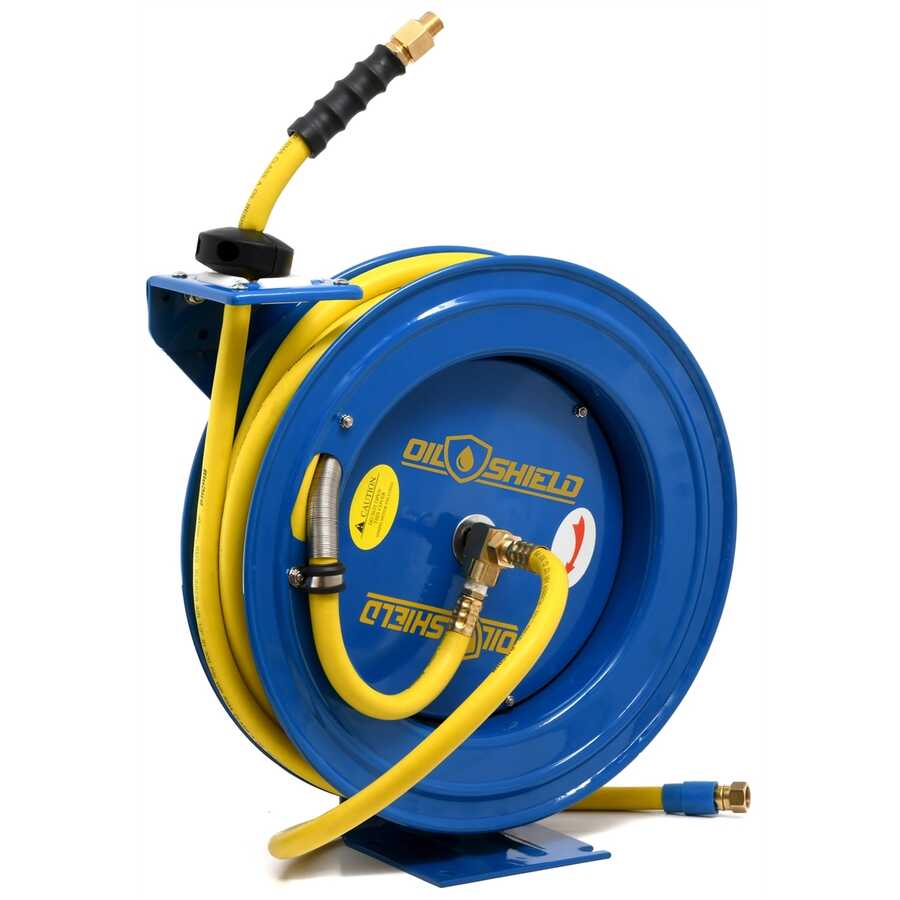 BLUBIRD OS AIR HOSE ON 18 GAUGE HEAVY DUTY REEL 1/