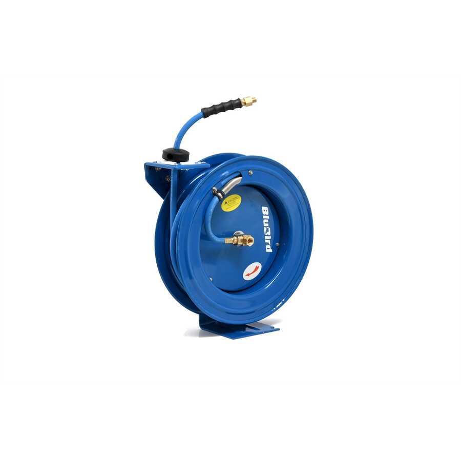 BLUBIRD AIR HOSE ON 18 GAUGE HEAVY DUTY REEL 3/8 I