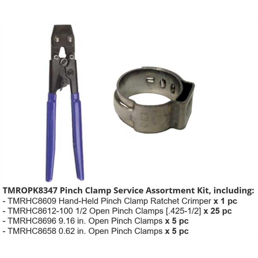 PINCH CLAMP SERVICE ASSORTMENT