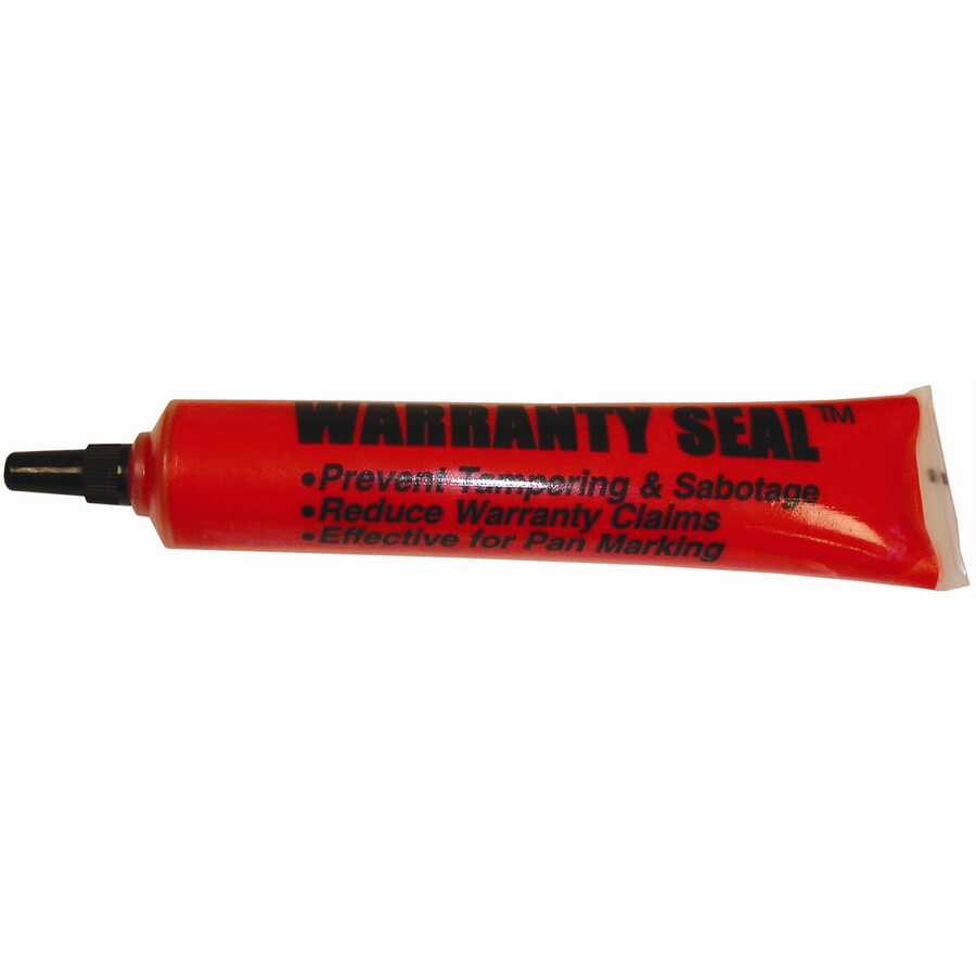 Warranty Seal Red 1.8 oz Poly Squeeze