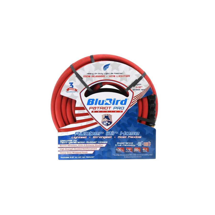 BLUBIRD PATRIOT PRO AIR HOSE 1/2 IN. X100 FT. 300