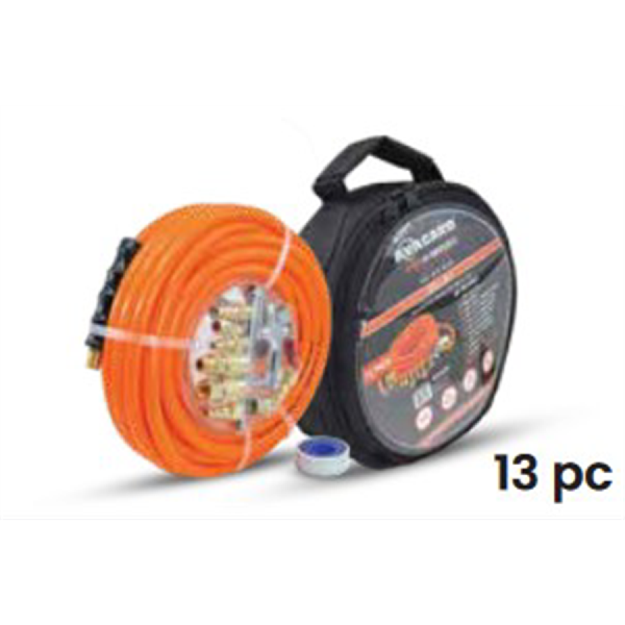 3/8" x 25' PVC 13pc Air Hose Kit