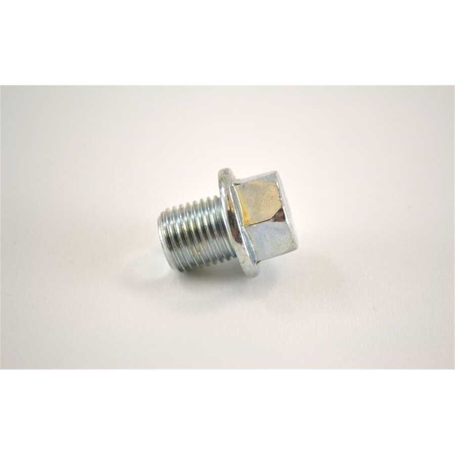 Drain Plug 12mm - 1.25" Regular Point Zinc Plate