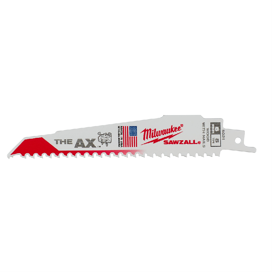 6" 5 TPI The Ax Sawzall Blade (25 Pk)