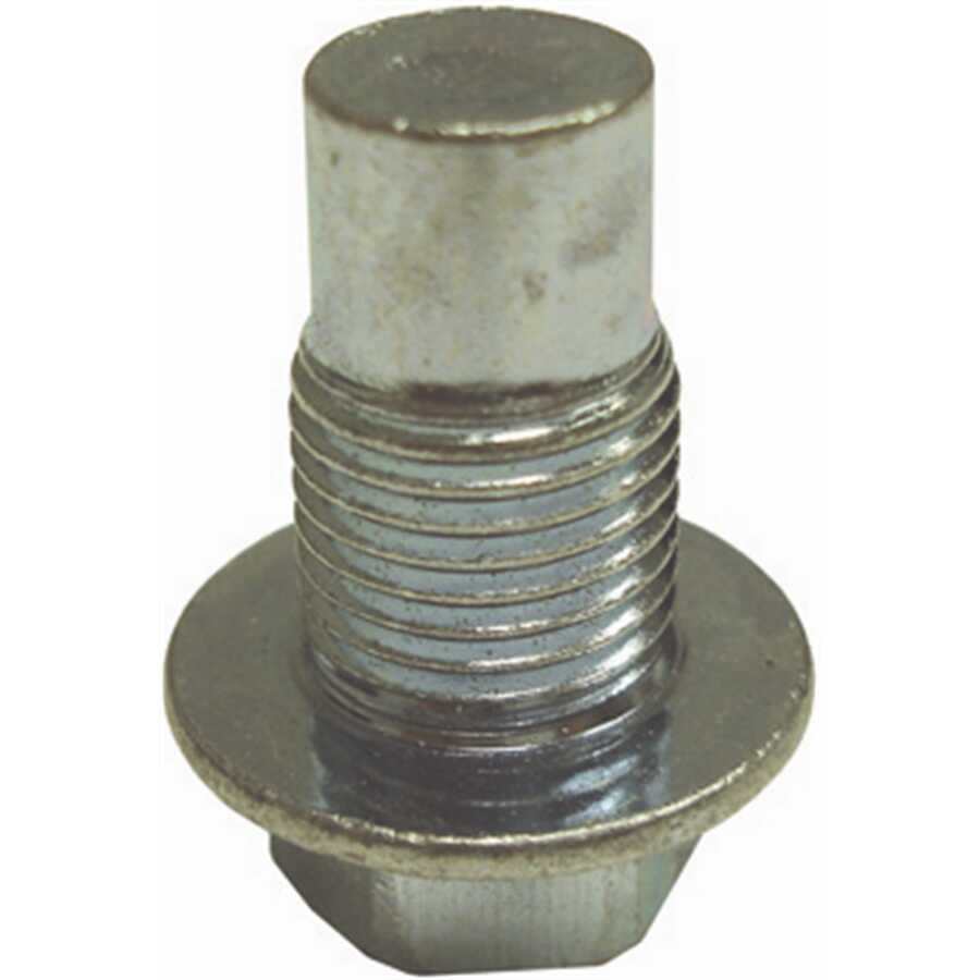 Drain Plug 1/2"-20 Dog Pt Zinc Plate - 9/16" Hex