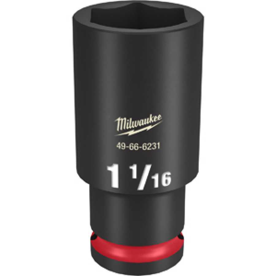 SHOCKWAVE Imp Duty 1/2"Dr 1-1/16" Dp 6PT Socket