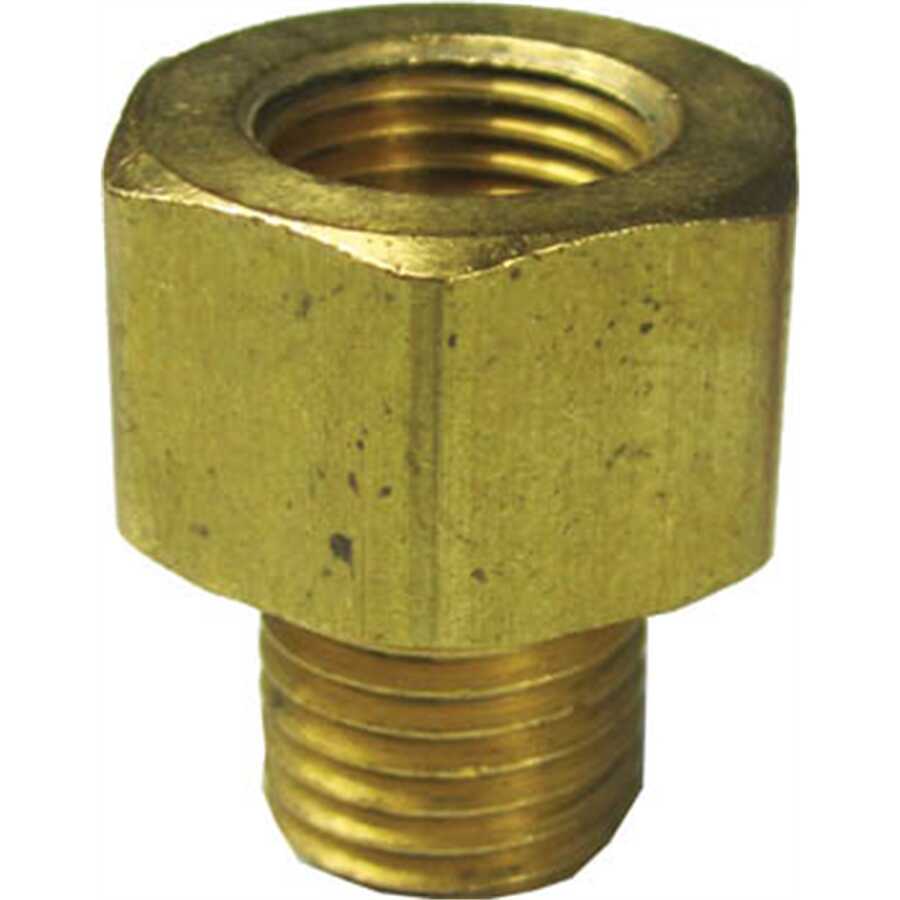 Brass Brake Line Adapter 1/4" x 1/4" x 7/16" x 20 TPI