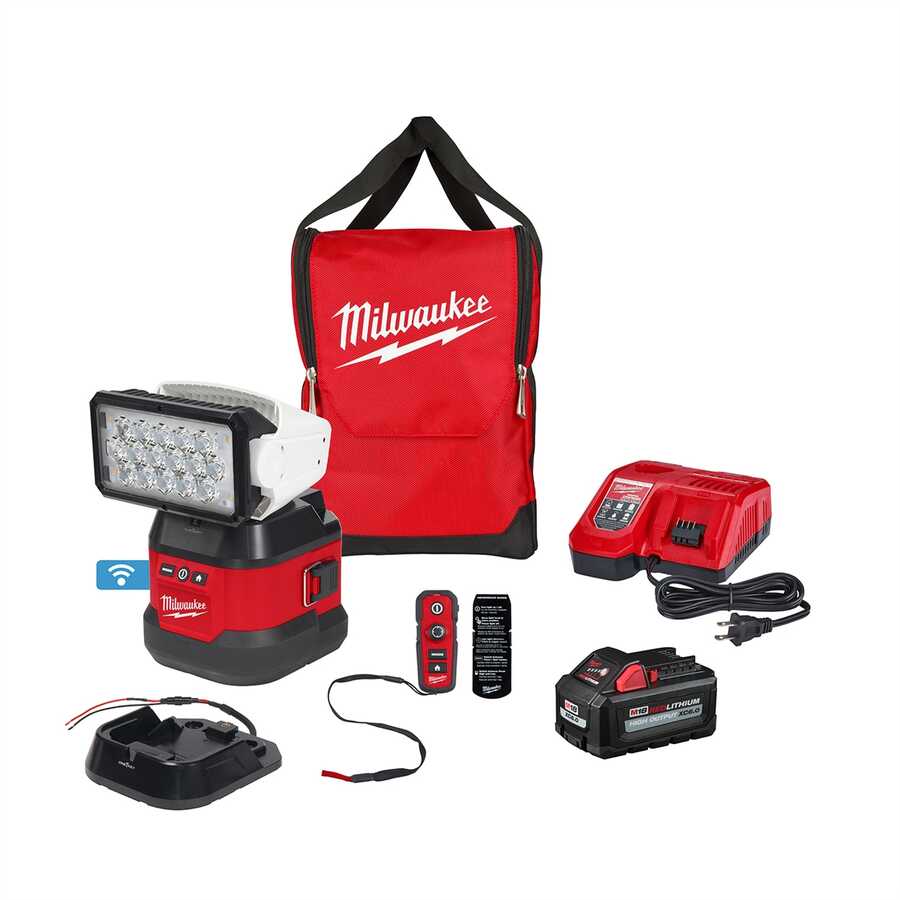 M18 Utility Remote Control Search Light Kit w/ Por