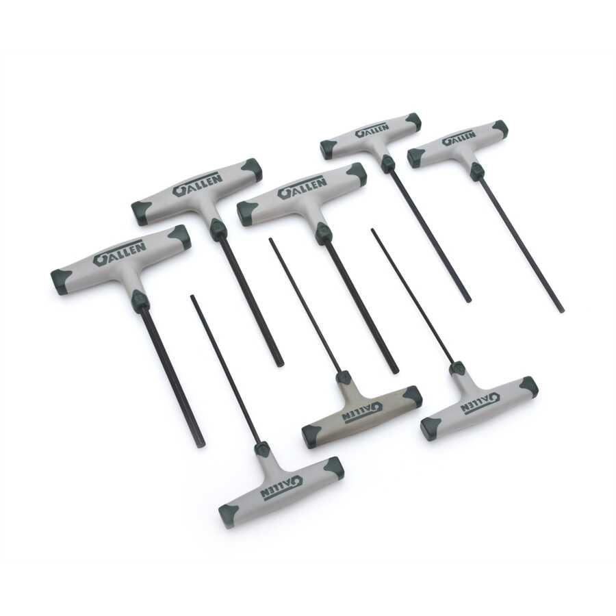 8 PC DUAL MAT SAE T-HANDLE SET