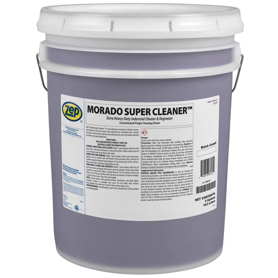 Zep Morado Super Cleaner; Degreaser; 5 Gal. (image for) Zep Morado Super Cleaner; Degreaser; 5 Gal.
