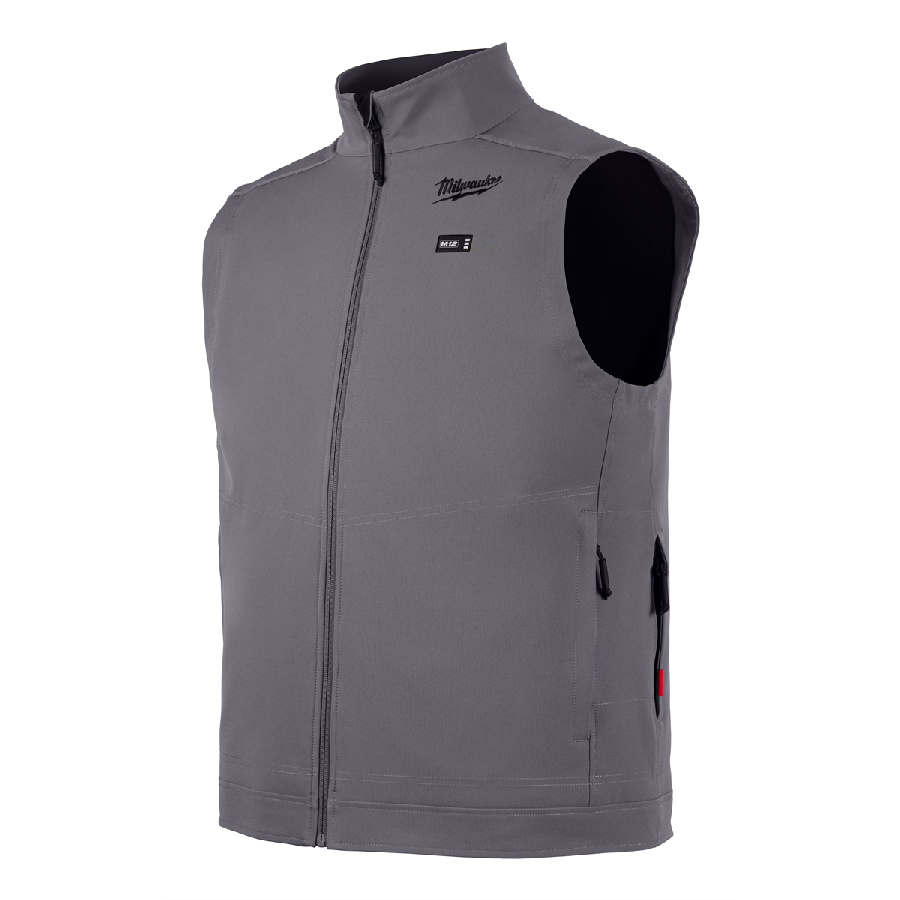 M12 GRAY HEAT TOUGHSHL VEST ONLY M