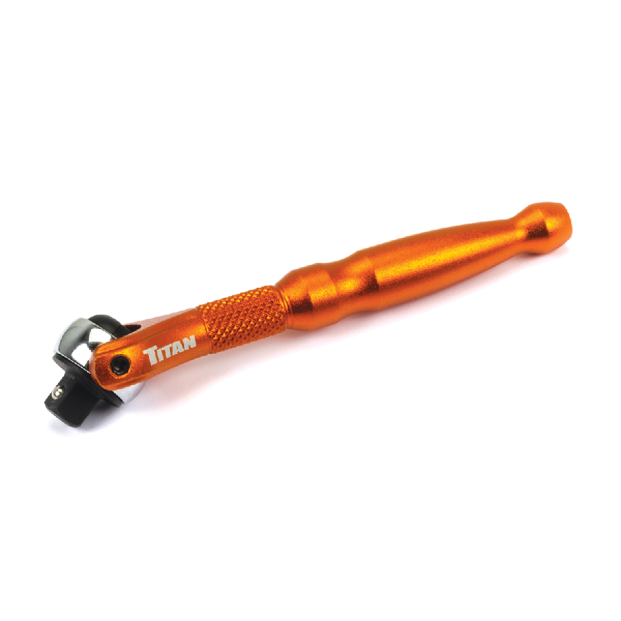 1/4 in. Drive Aluminum Swivel Head Micro Ratchet