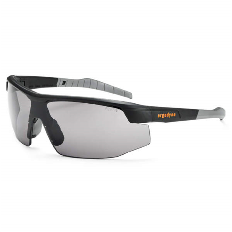 SKOLL Anti-Fog Smoke Lens Matte Black Safety Glasses