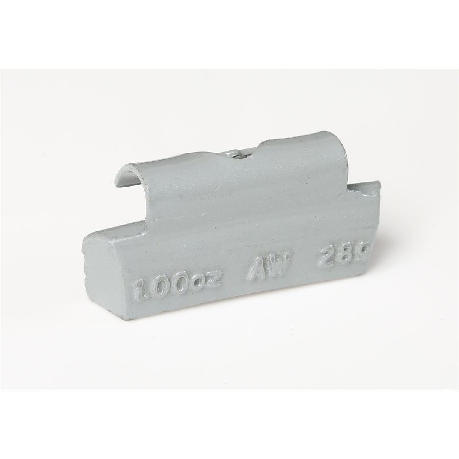 1.50 oz AW style Plasteel clip-on weight