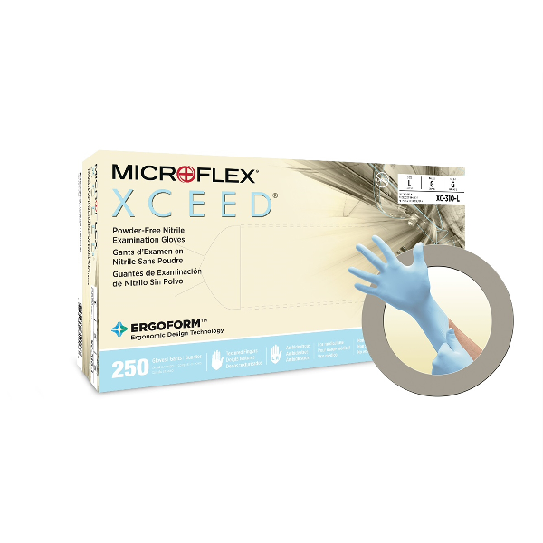 CASE GLOVE XCEED XC-310 NITRILE SMALL