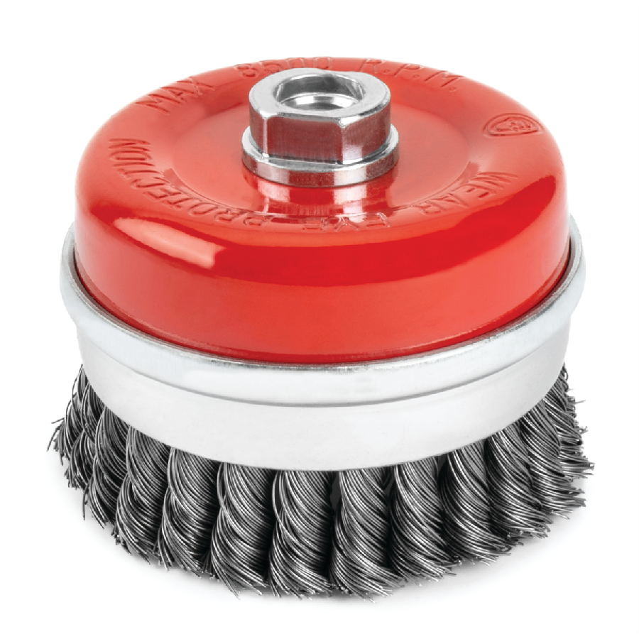 4 in. Knotted Wire Cup Brush
