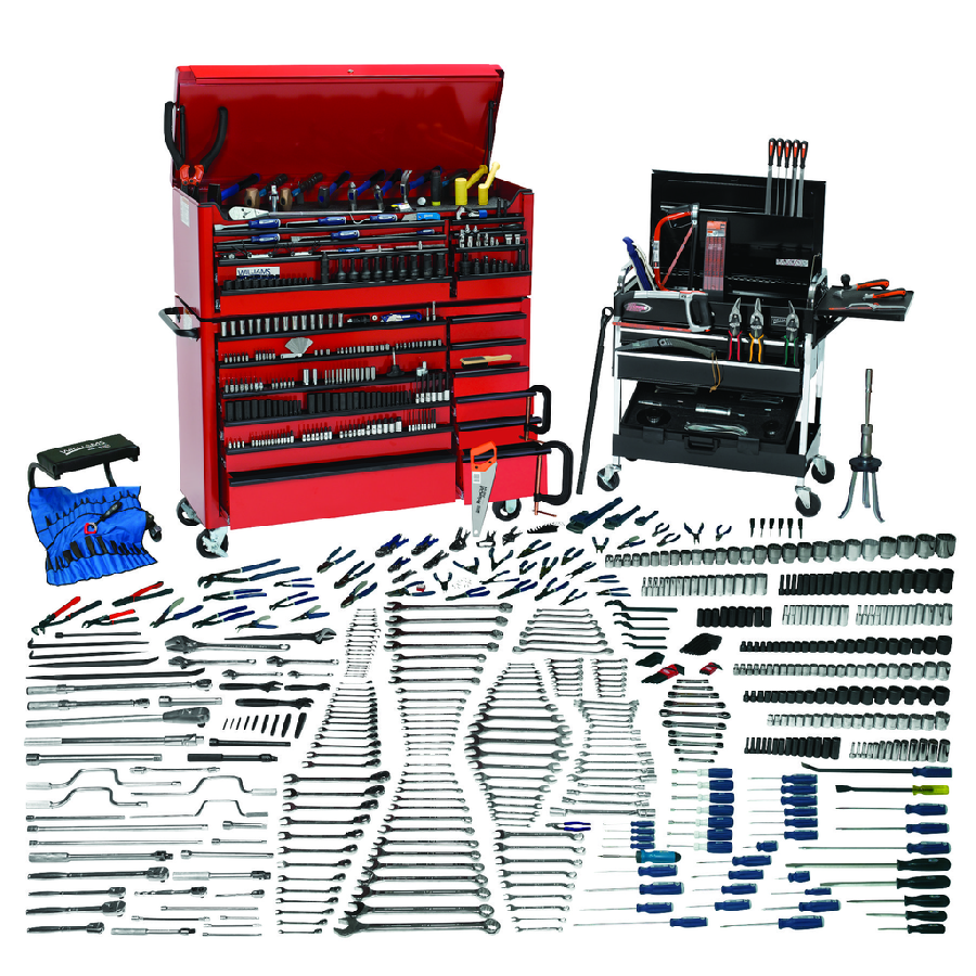 Mega Tool Set Fractional Tools Only