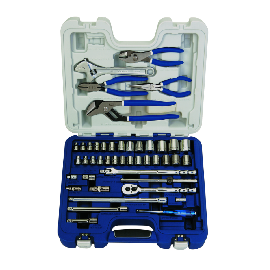 6-Point Rugged-Case-System Tool Set, SAE and Metric