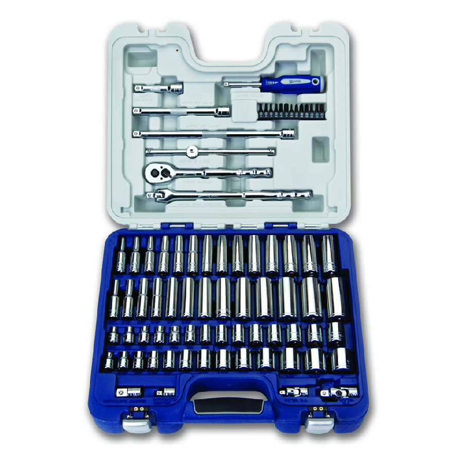 79 pc 3/8" Drive Deluxe Tool Set