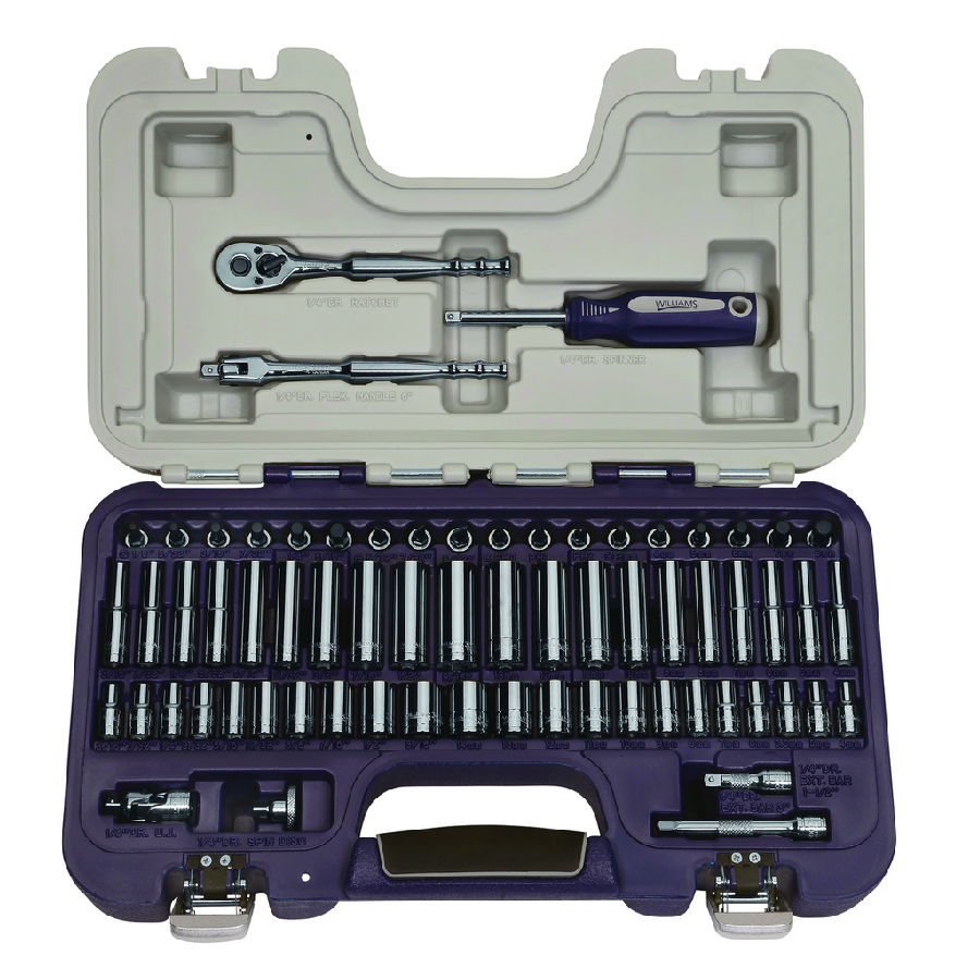 67 pc 1/4" Drive Socket and Drive Tool Set