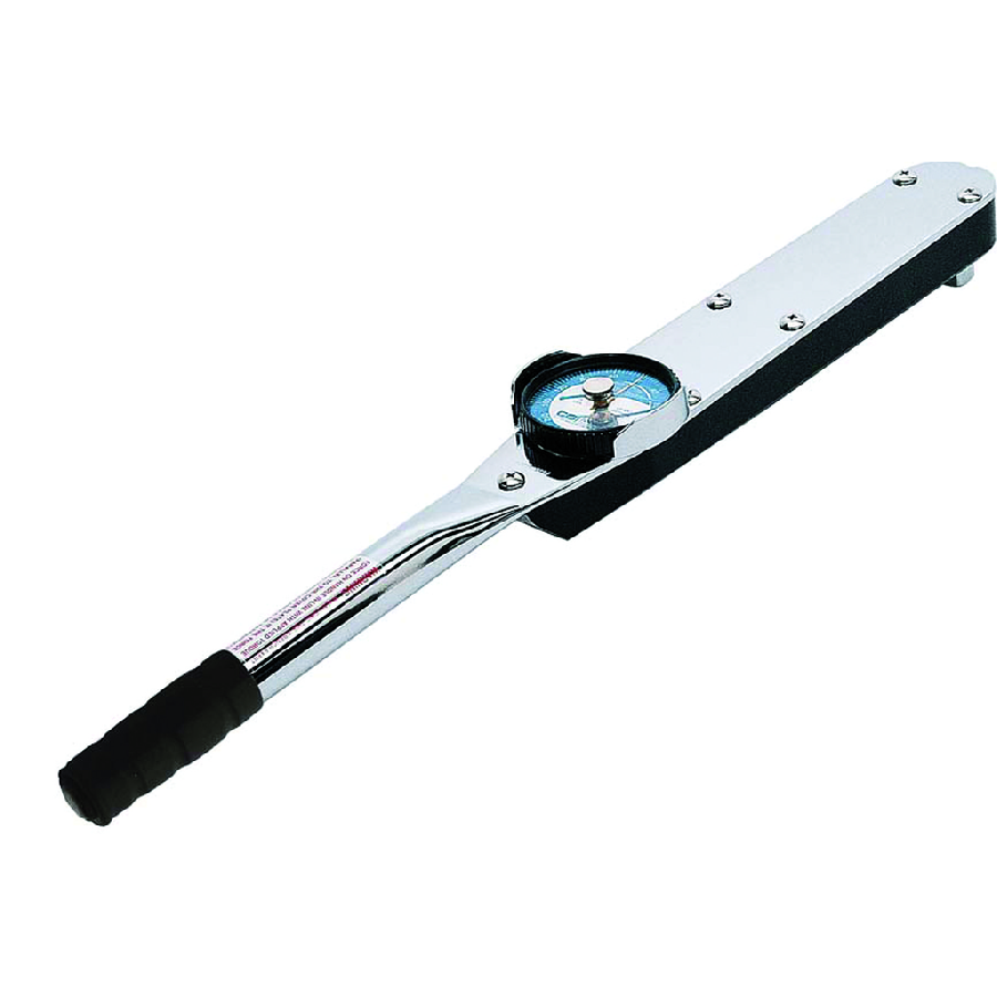 1/2" Drive Dial Torque Wrench, Single Scale (0-250 ft-lb)