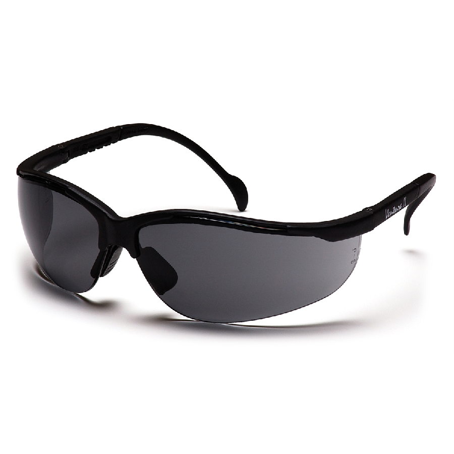 Pyramex Safety - PMXTREME - Black Frame/Gray Lens with Black Cor