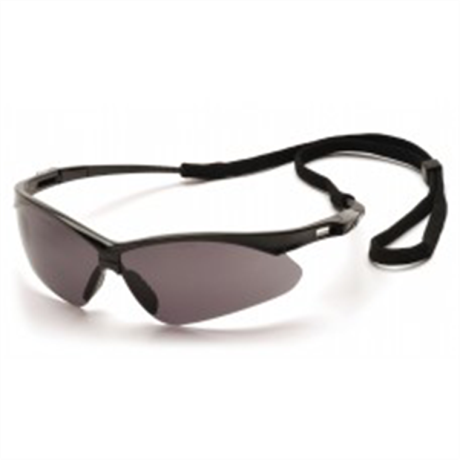 Pyramex Safety - PMXTREME - Black Frame/Gray Lens with Black Cor