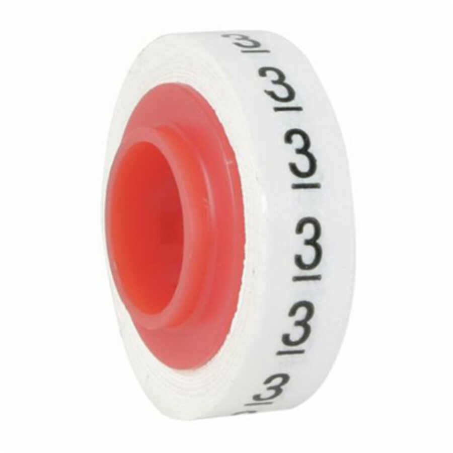 SDR-3 WIRE MARKER TAPE REFILL ROLL