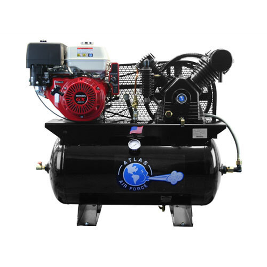 Atlas Equipment 13HP Gas-Powered 30 Gallon Air Compressor