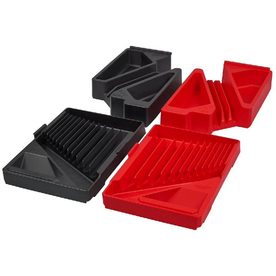 Milwaukee Tool 30pc Metric & SAE Combination Wrench Trays